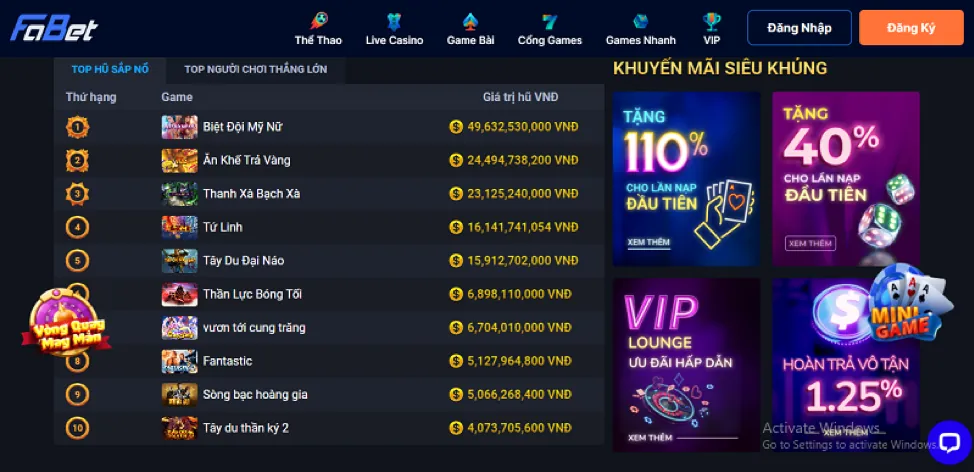 Hình ảnh trải nghiệm sòng bạc trực tiếp k9bet win